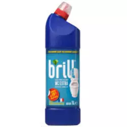 Універс. засіб проти вапн. нальоту"BRILL WC EXTRA Морська свіжість" на основі хлору 1л Універс. засіб проти вапн. нальоту"BRILL WC EXTRA Морська свіжість" на основі хлору 1л